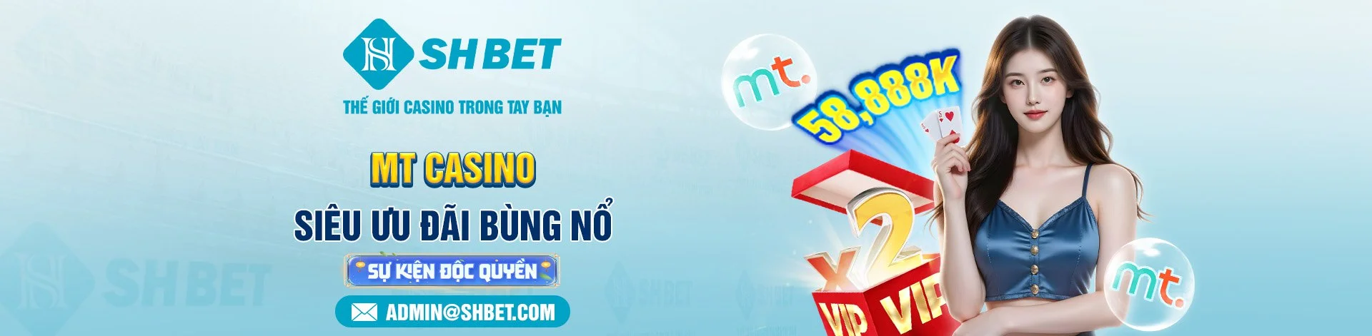 Banner SHBET mới nhất
