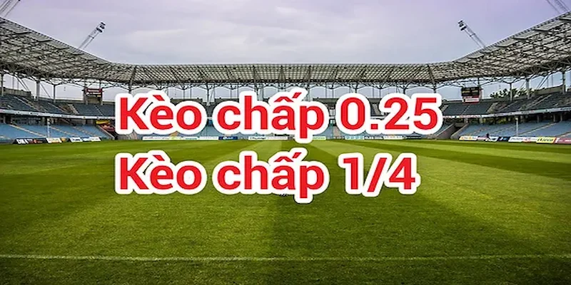 Kèo chấp 1/4 là lựa chọn cá cược bóng đá yêu thích của đông đảo người chơi